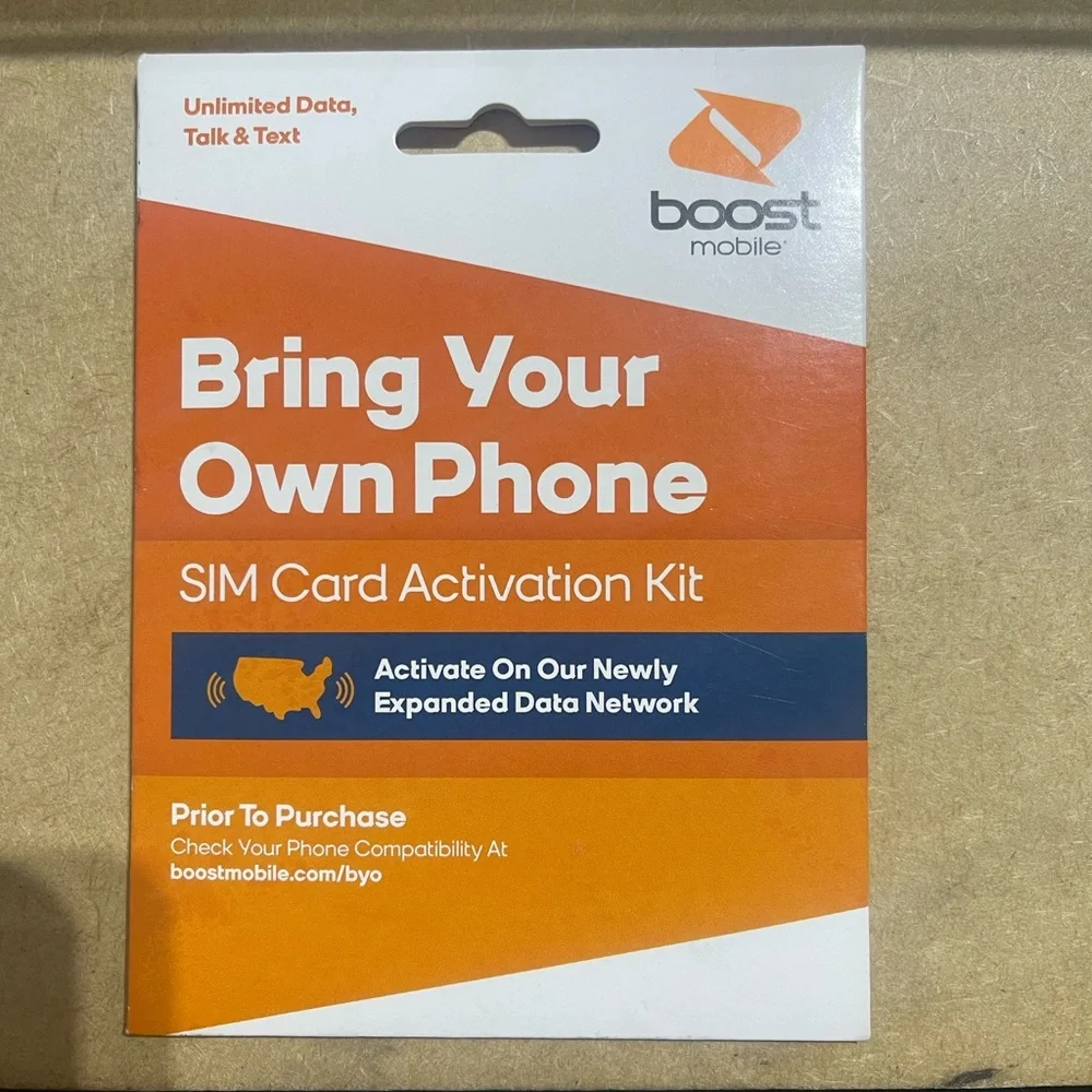 Boost mobile bring your own SIM card activation kit